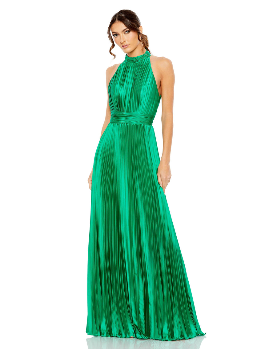 Prom Dresses Halter Long Formal Dress Spring Green