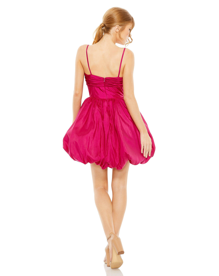 Cocktail Dresses Short Spaghetti Strap Mini Cocktail Dress Fuchsia