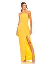 Prom Dresses Long Halter Fitted Prom Dress Marigold