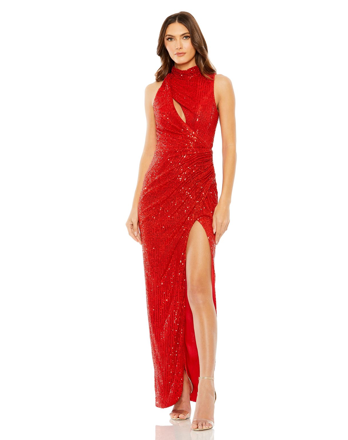 Formal Dresses Formal Long Sequin Evening Dress Red