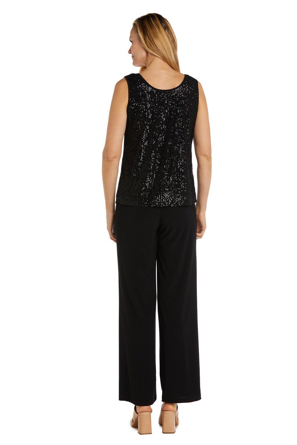 R&M Richards 2756 Long Formal Sequined Pant Suit – The Dress Outlet