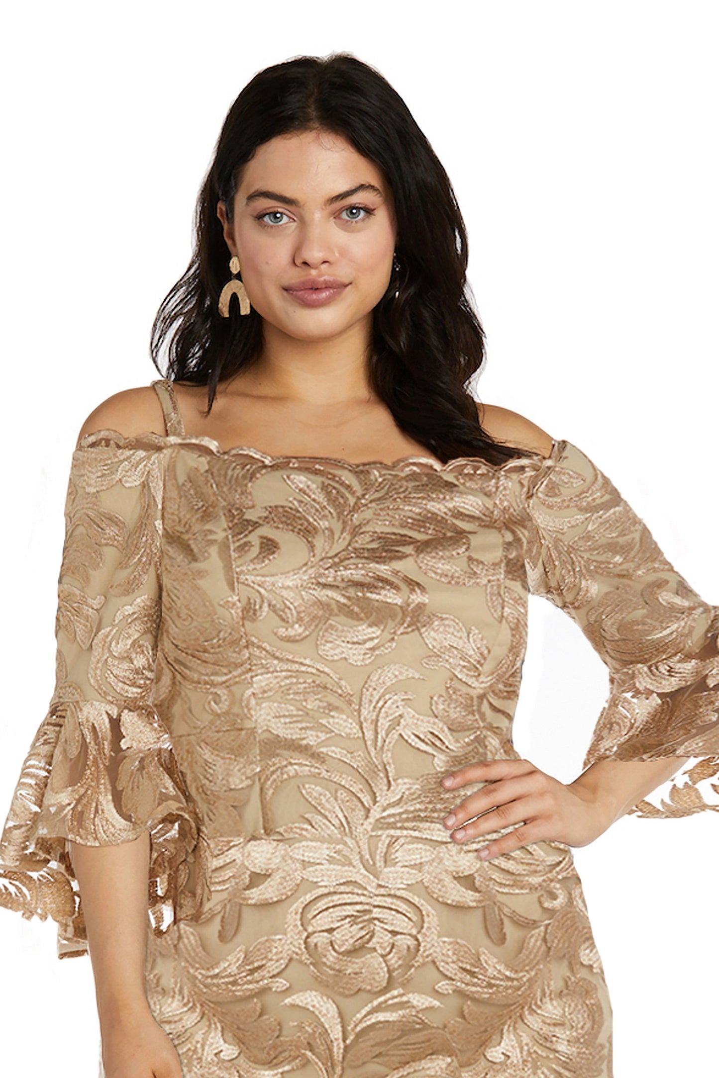 R&M Richards 2780W Short Cocktail Plus Size Dress