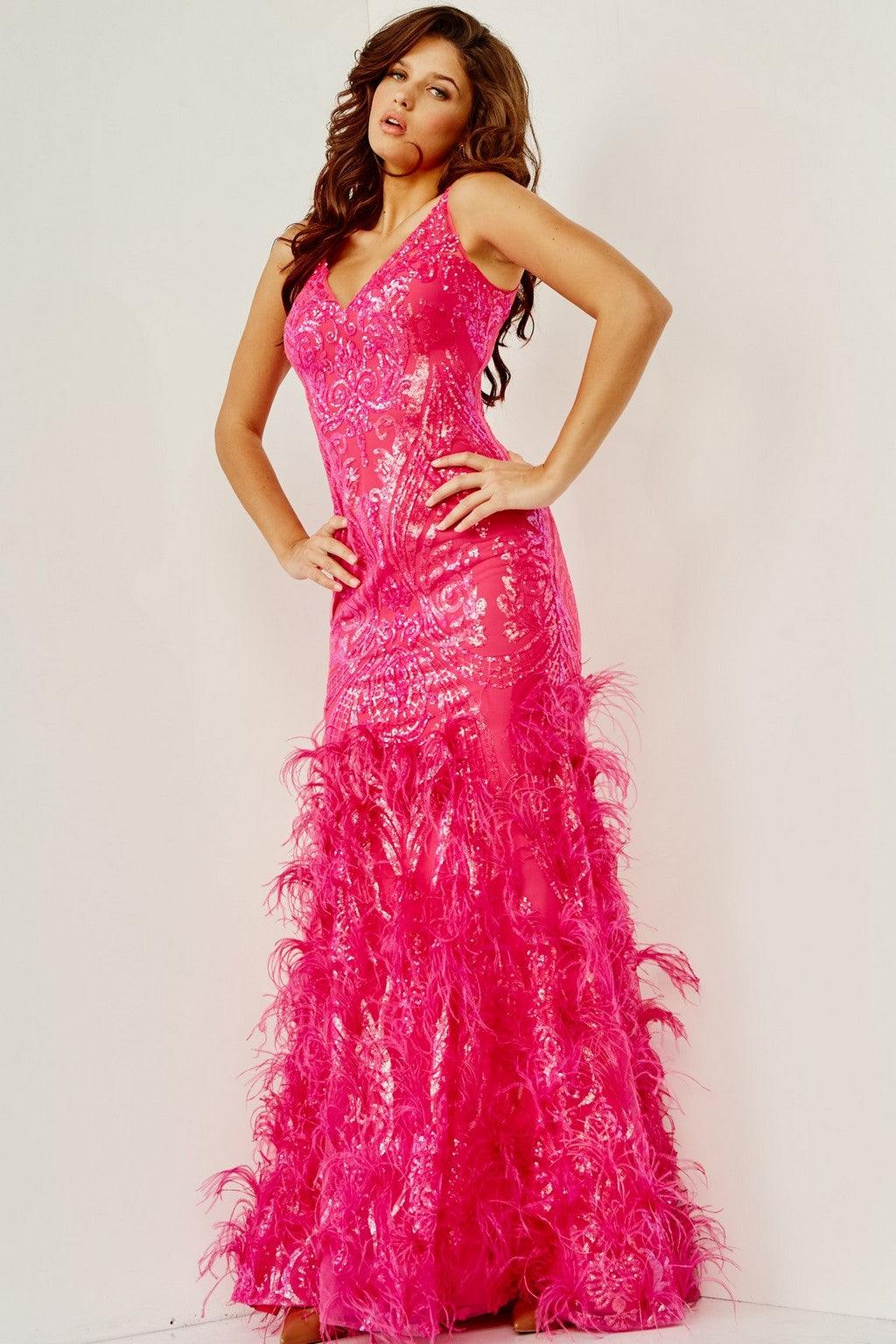 Prom Dresses Long Fitted Evening Gown FUCHSIA