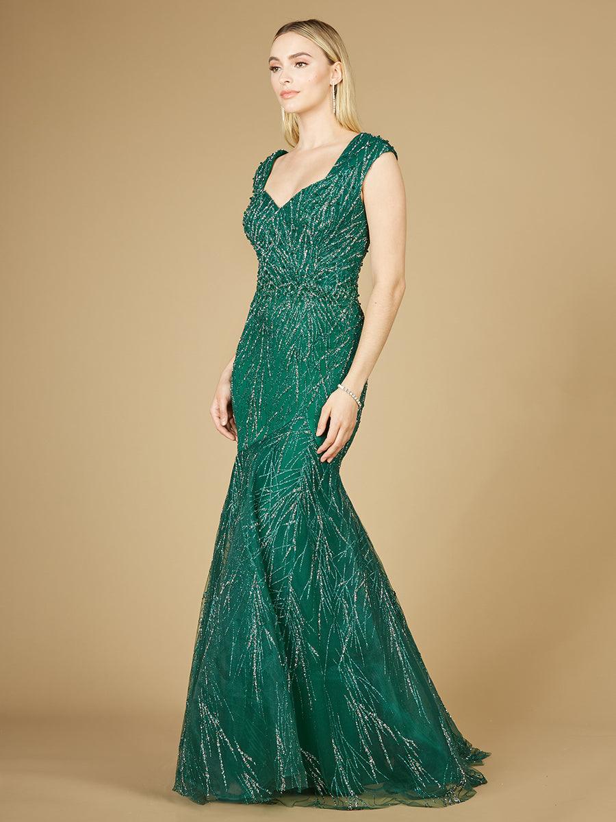 Prom Dresses Long Fitted Evening Grown Hunter Green