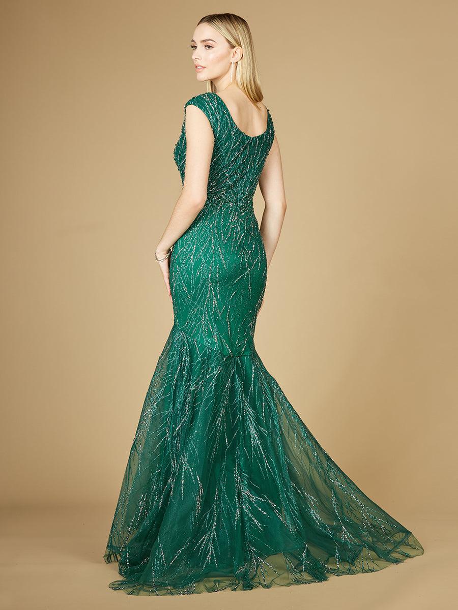 Prom Dresses Long Fitted Evening Grown Hunter Green