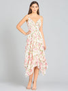 Formal Dresses Long Printed Formal Dress White Rose