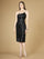 Cocktail Dresses One Shoulder Sequin Cocktail Dress Black