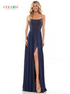 Prom Dresses Long Formal Chiffon Prom Dress Navy