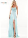 Prom Dresses Long Formal Chiffon Prom Dress Tiffany Blue