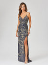 Prom Dresses Long Beaded Prom Dress Navy