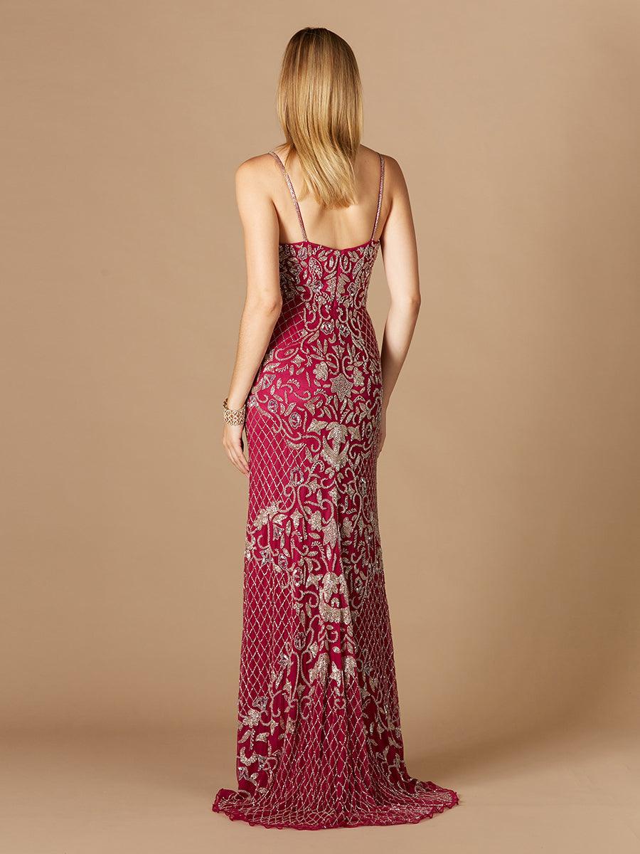 Prom Dresses Long Beaded Prom Dress Raspberry