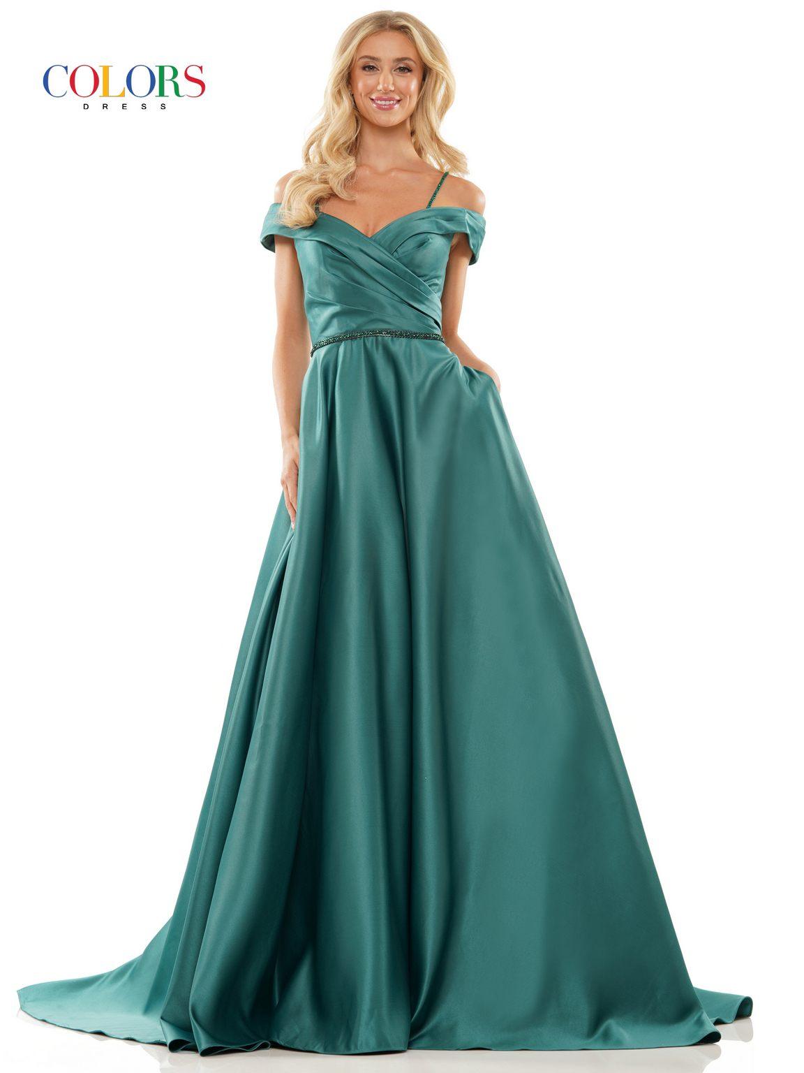 Prom Dresses Prom Long Off Shoulder Ball Gown Deep Green