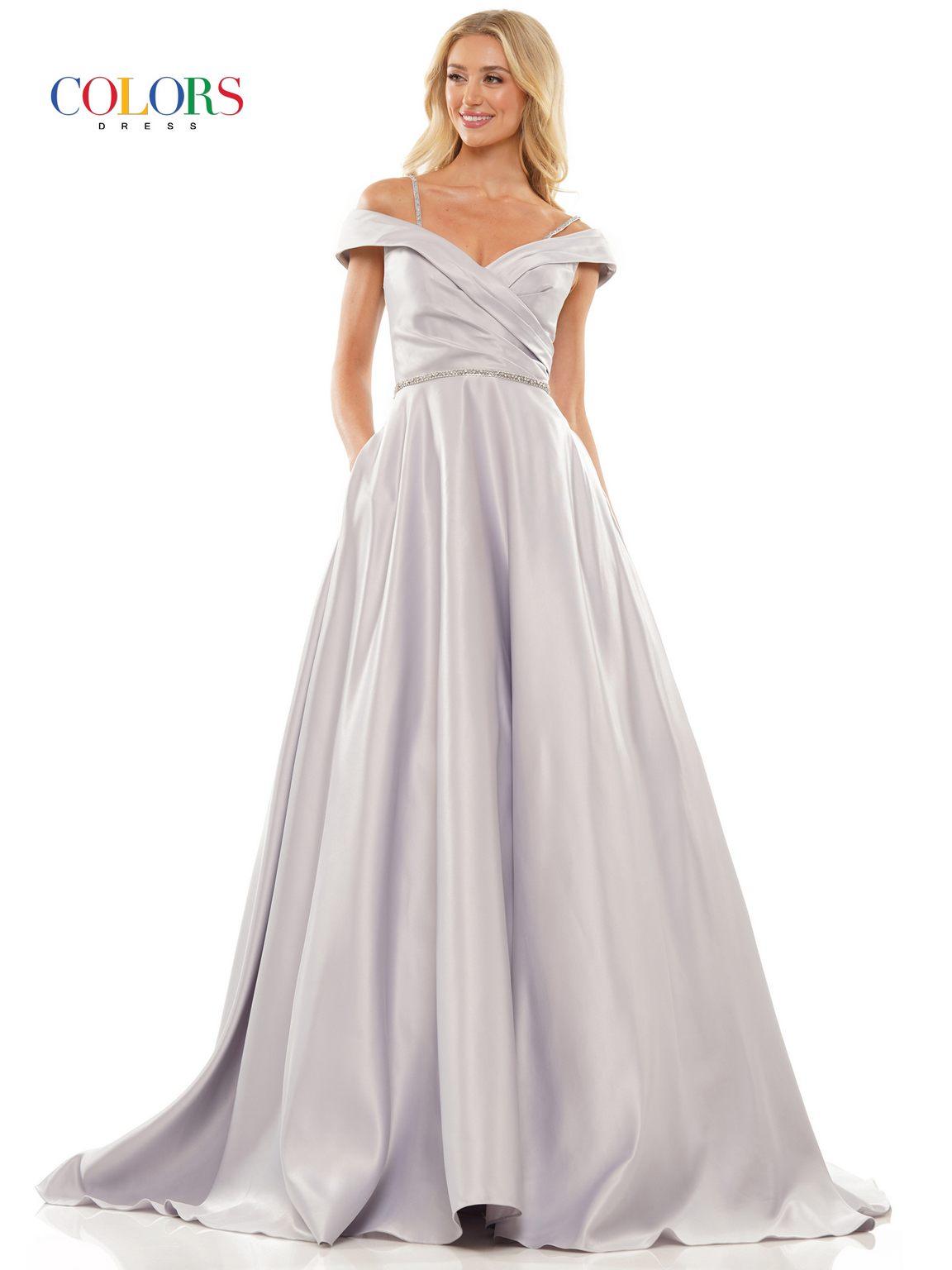 Prom Dresses Prom Long Off Shoulder Ball Gown Platinum