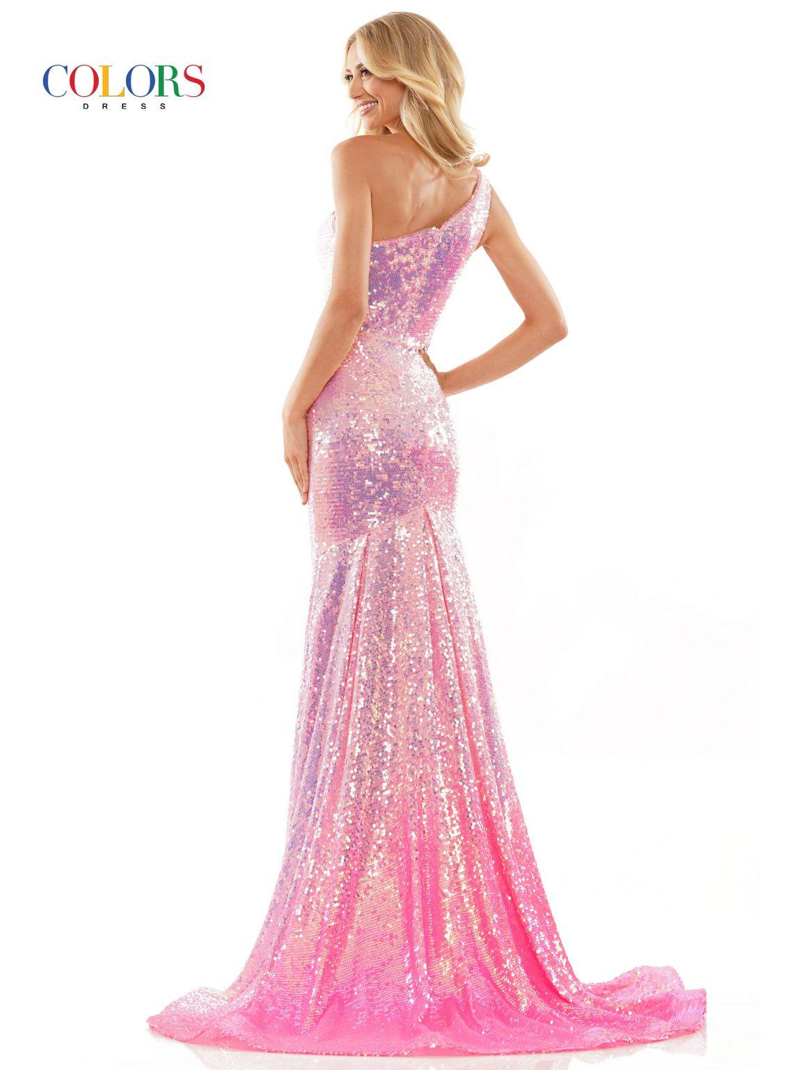 Prom Dresses Long One Shoulder Fitted Prom Dress Pink