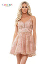 Cocktail Dresses Homecoming Short Cocktail Dress Rose Gold