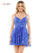 Cocktail Dresses Short Spaghetti Strap Homecoming Dress Royal