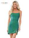 Cocktail Dresses Homecoming Short Fitted Cocktail Dress Deep Green