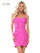 Cocktail Dresses Homecoming Short Fitted Cocktail Dress Hot pink