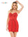 Cocktail Dresses Short Strapless Fitted Cocktail Dress Red