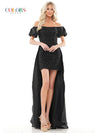 Prom Dresses Homecoming Off Shoulder Formal Dress Black