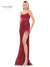 Prom Dresses Long Spaghetti Strap Fitted Prom Dress Wine