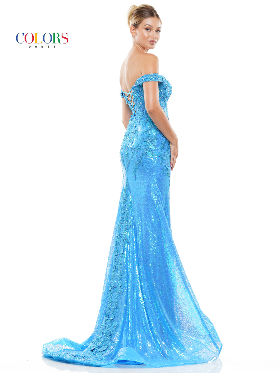 Prom Dresses Long Off shoulder Fitted Prom Formal Dress Turquoise