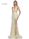 Prom Dresses Long Formal Halter Fitted Prom Dress Yellow