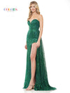 Prom Dresses Long Fitted Strapless Prom Formal Dress Emerald