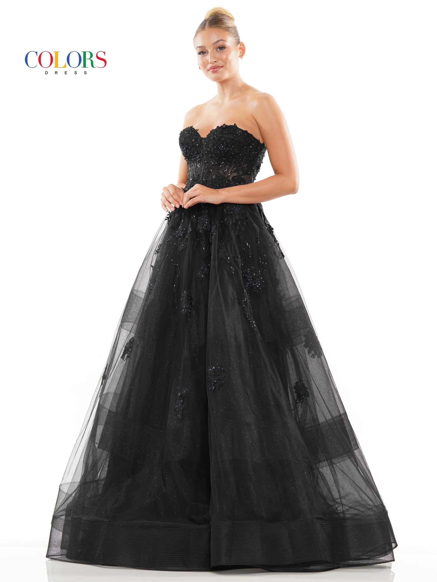 Prom Dresses Prom Long Strapless Sweetheart Bolero Ball Gown  Black