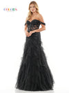 Prom Dresses Formal Long Off Shoulder Mermaid Prom Dress Black