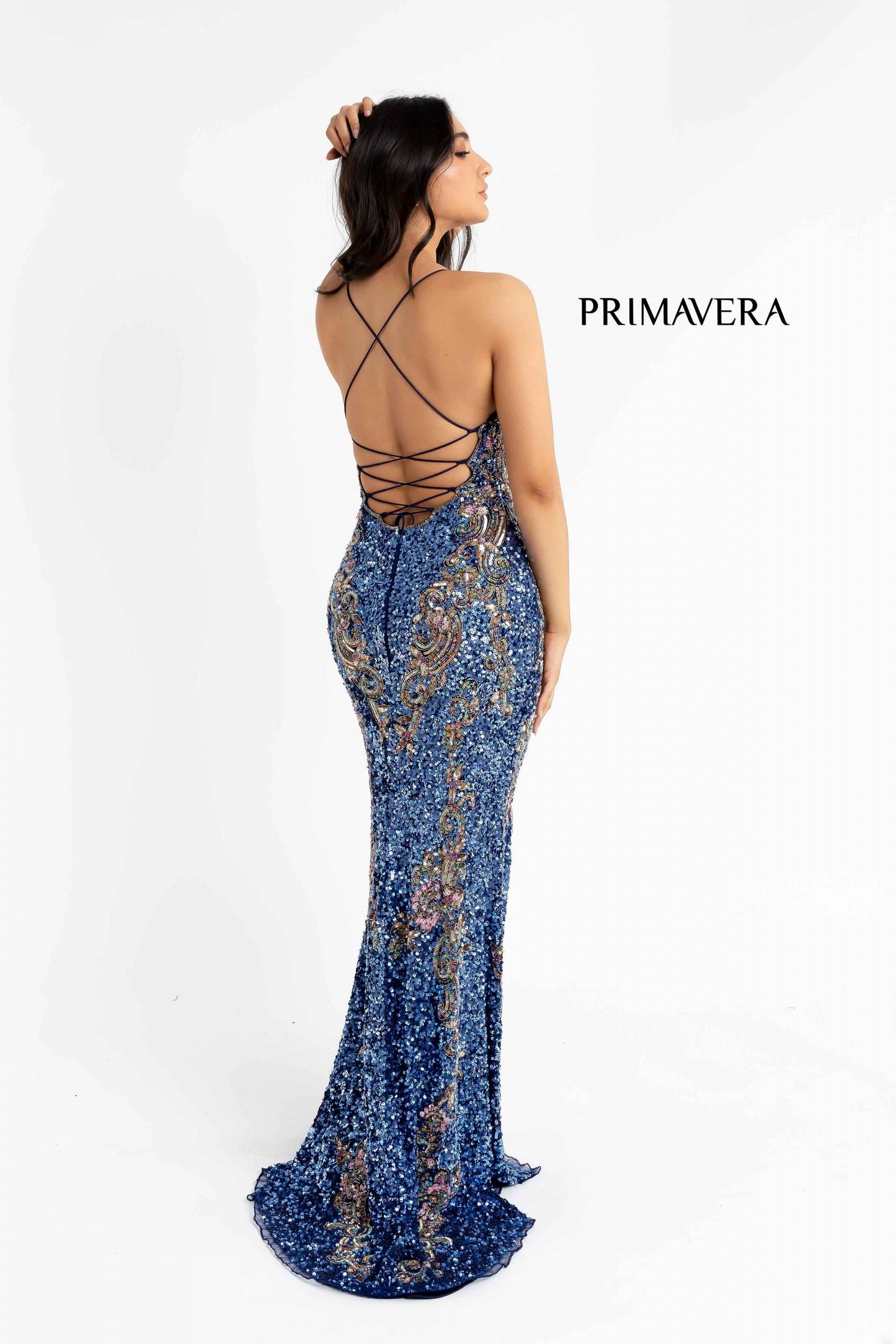 Prom Dresses Long Fitted Formal Sequin Prom Dress Midnight