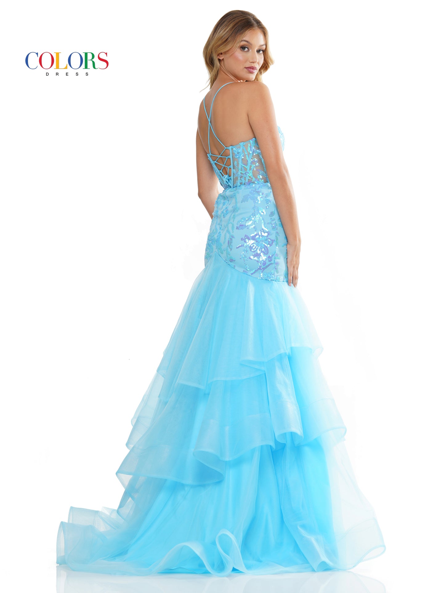 Prom Dresses Prom Long Spaghetti Strap Mermaid Formal Dress Turquoise