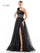 Prom Dresses Formal Long One Shoulder Prom Dress Black