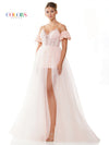 Prom Dresses Long Off Shoulder A Line Prom Dress Blush