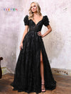 Prom Dresses Prom Long Formal Glitter Ball Gown Black