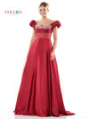 Prom Dresses Long Formal Satin Pocket Prom Ball Gown Wine