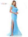 Prom Dresses Long One Shoulder Fitted Feather Prom Dress Turqoise