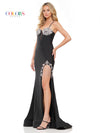 Prom Dresses Long Formal Fitted Satin Prom Dress Black