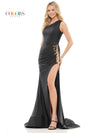 Prom Dresses Long Fitted One Shoulder Prom Dress Black