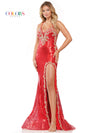 Prom Dresses Prom Long Spaghetti Strap Fitted Formal Dress Red