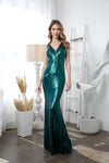 Long Fitted Formal Sleeveless Prom Dress