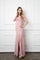 Long Off Shoulder Formal Bridesmaids Chiffon Dress