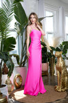 Long Bridesmaids Spaghetti Strap Formal Prom Gown