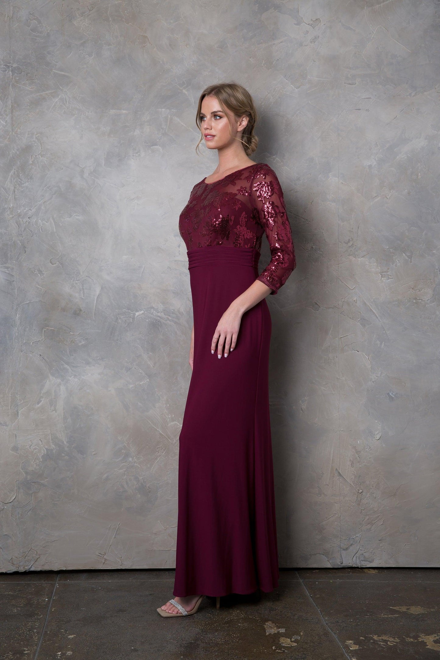 Mother of the Bride Long Formal Evening Lace Dress Sale