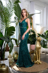 Prom Dresses Long Sleeveless Prom Dress Hunter Green