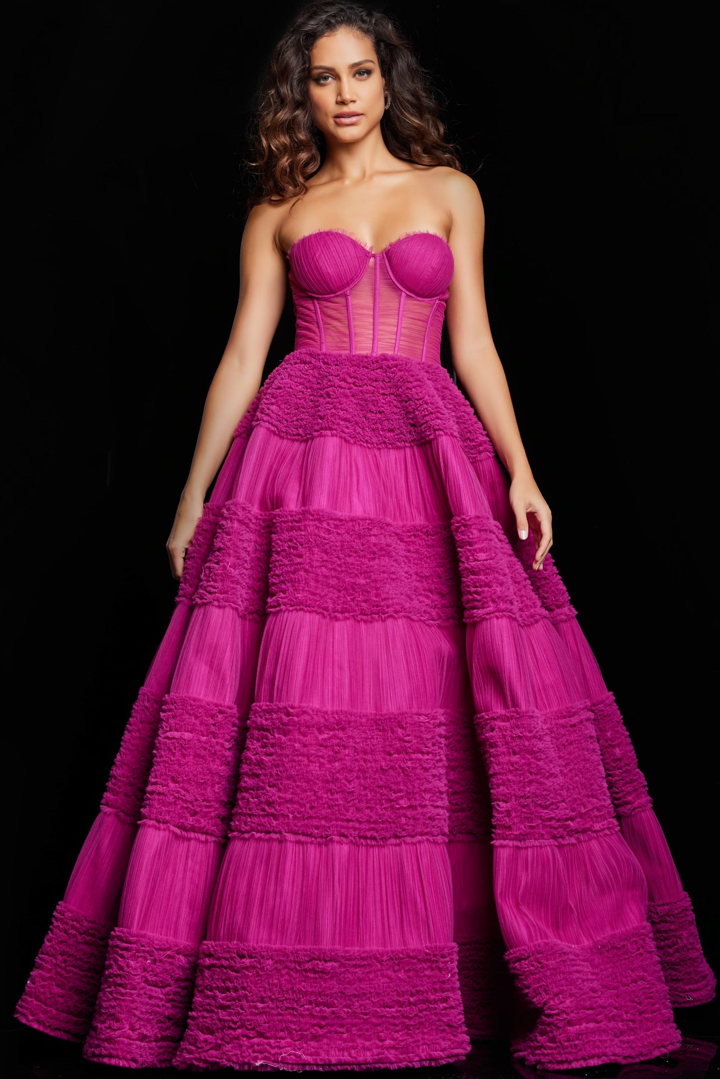 Prom Dresses Long Formal Prom Ball Gown Raspberry