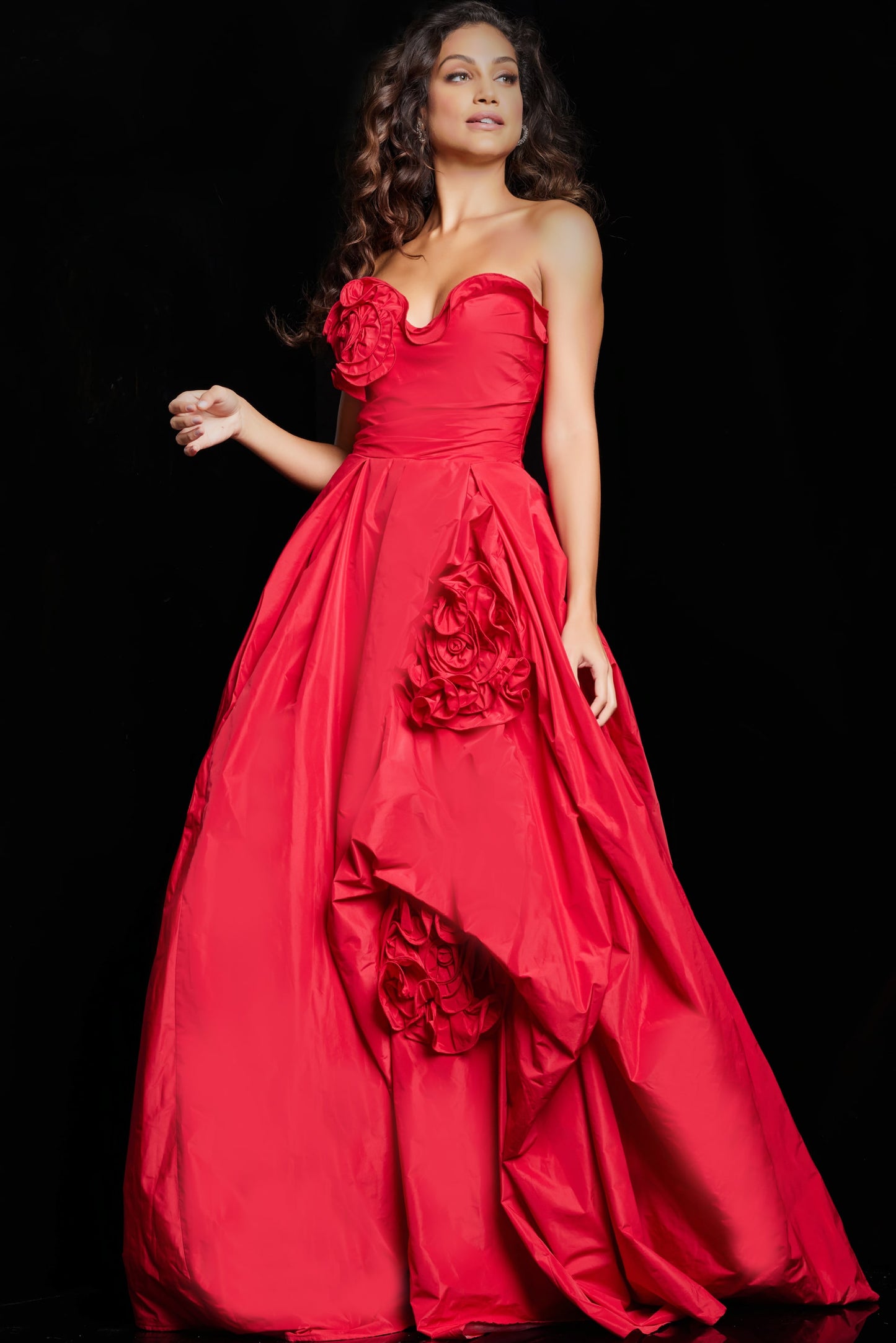 Prom Dresses Long Formal Prom Ball Gown Dark Red