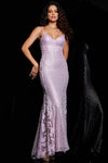 Prom Dresses Long Spaghetti Strap Fitted Prom Dress Ice Pink