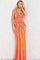 Prom Dresses Prom Long Formal Beaded Evening Gown Orange