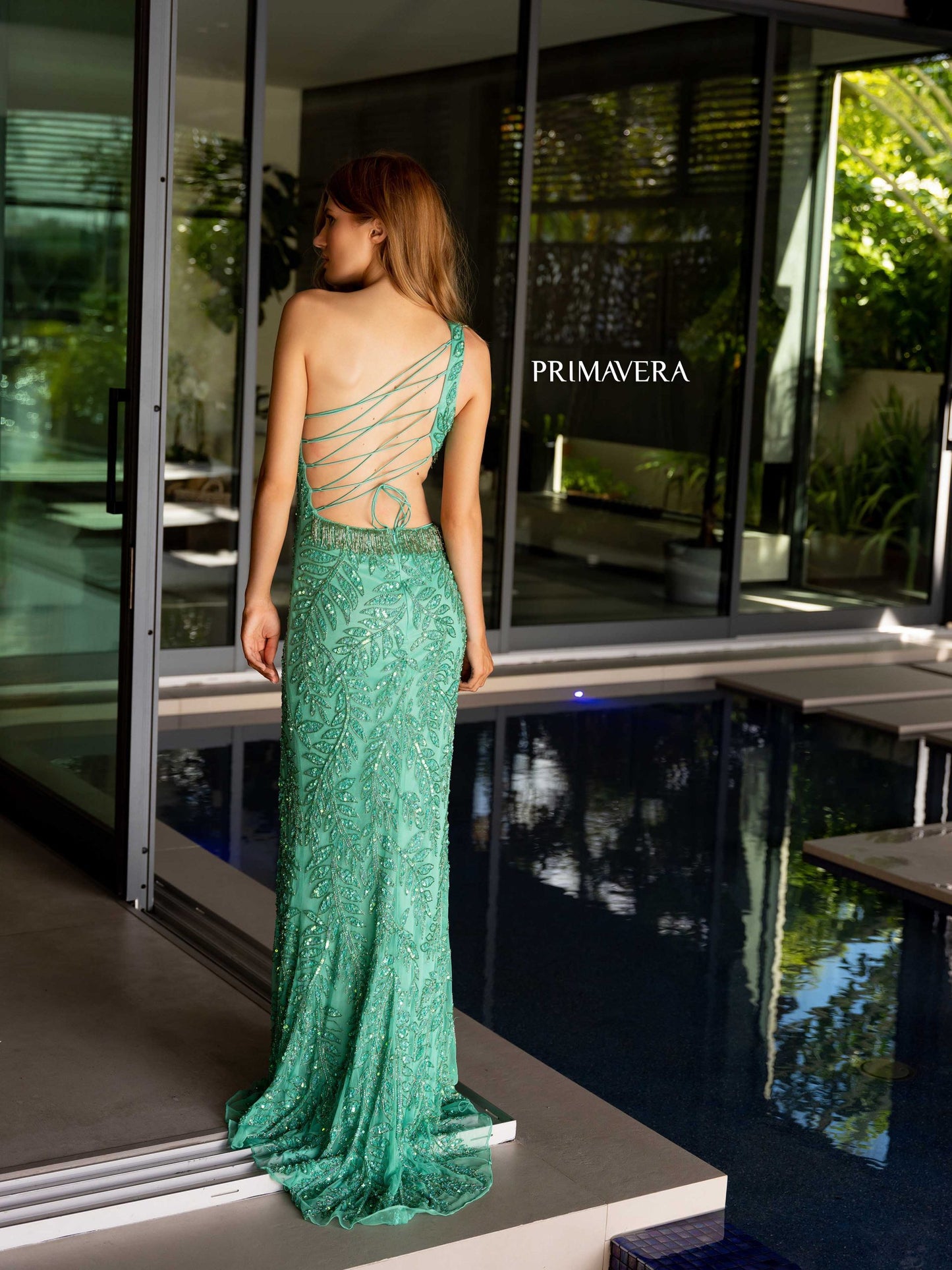 Prom Dresses Long Formal Fringed Cutout Prom Dress Jade